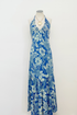 Victoria Floral Halter Maxi Dress